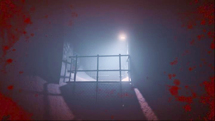 Climb up and cross the railing - The School Roof | Job | Walkthrough - Job - Outlast 2 Game Guide