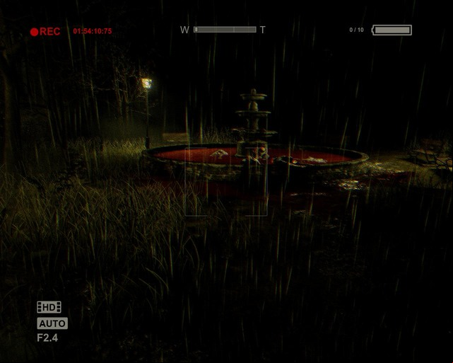 The bloody fountain; the entrance is on the left - Female Ward | Walkthrough - Walkthrough - Outlast Game Guide & Walkthrough