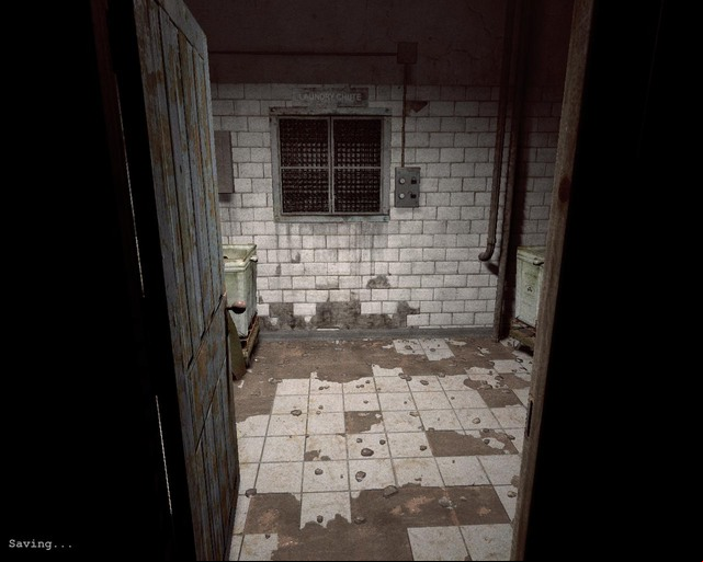 Laundry room entrance. this place - Female Ward | Walkthrough - Walkthrough - Outlast Game Guide & Walkthrough
