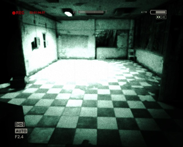 The room behind the window; on the left. the key behind a grate. To open it, you need 3 fuses - Female Ward | Walkthrough - Walkthrough - Outlast Game Guide & Walkthrough