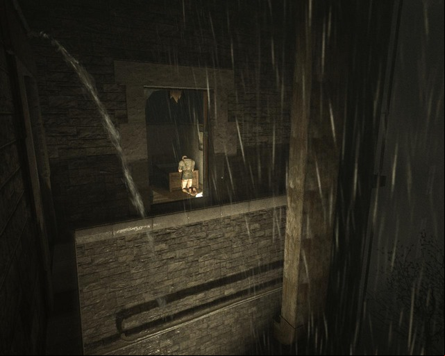Walking on the edge while its raining. Your destination is the window - Return to the istration Block | Walkthrough - Walkthrough - Outlast Game Guide & Walkthrough