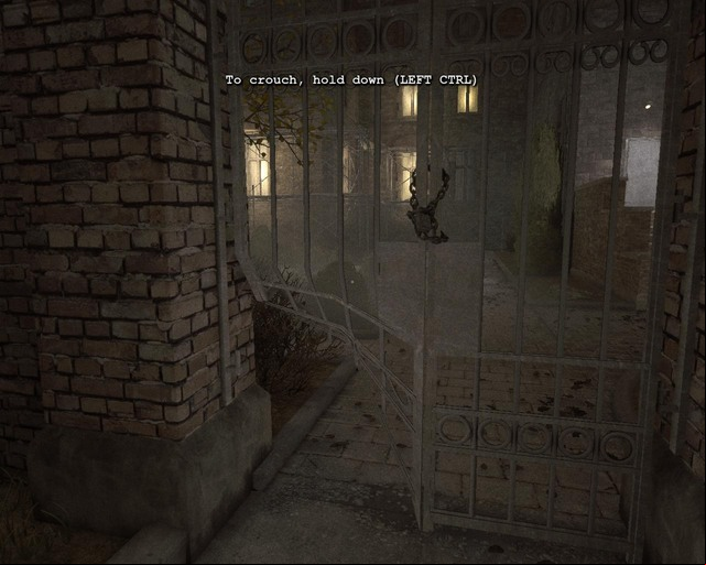 A damaged gate you need to crouch through - istration Block | Walkthrough - Walkthrough - Outlast Game Guide & Walkthrough