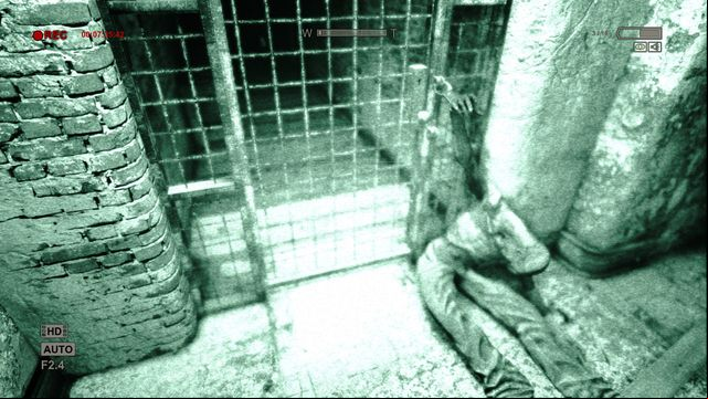 You have to find the handcuffs key, turn around and jump over the window - Underground lab/Hospital - Game Walkthrough - Outlast: Whistleblower - Game Guide and Walkthrough