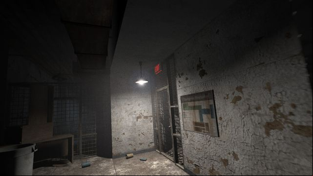 Having the key, go back the same way - Vocational Block - Game Walkthrough - Outlast: Whistleblower - Game Guide and Walkthrough
