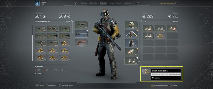 This option makes processing all the junk easier. - Outriders: Item Crafting - Basics - Outriders Guide