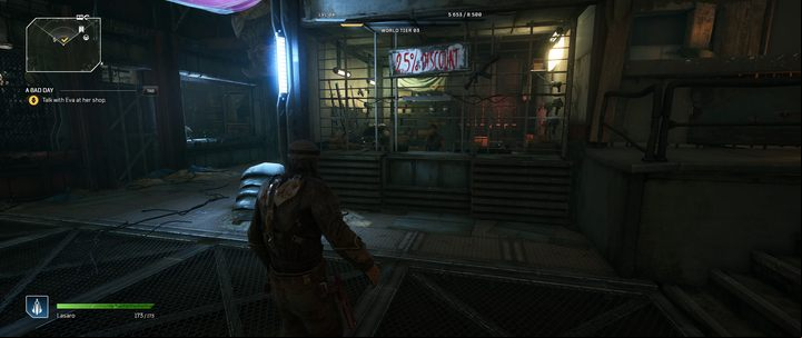 From now on, Eva Lopez will be your new merchant - Outriders: A Bad Day - walkthrough - Side missions - Outriders Guide