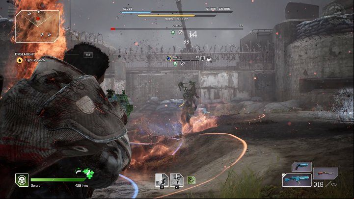 Avoid vulnerable areas when your enemy uses his skills and don't stay in one place for too long - Outriders: Moloch - boss, how to defeat? - Bosses - Outriders Guide