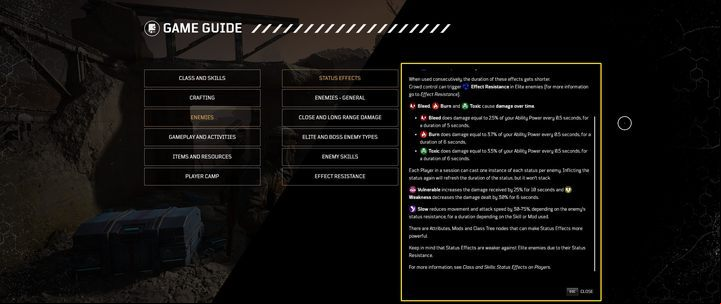 Some effects are particularly useful against more powerful enemies. - Outriders: Status effects - Basics - Outriders Guide