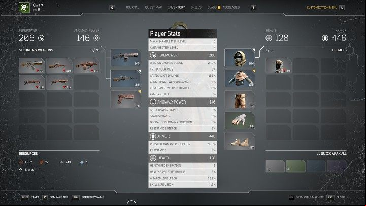 1 - Outriders: Statistics - Basics - Outriders Guide