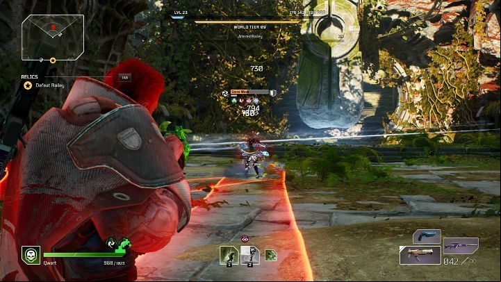 The next special skill that Bailey has is Stone Wave - Outriders: Bailey boss fight - how to defeat? - Bosses - Outriders Guide