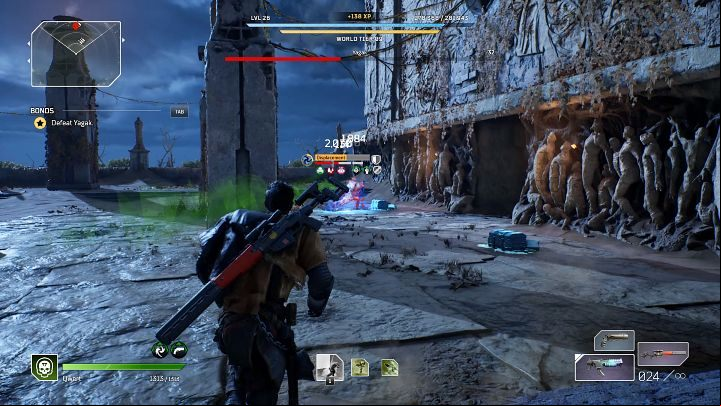 Displacement is Yagak's another unique ability that makes him even more mobile - Outriders: Yagak 1st boss fight - how to defeat? - Bosses - Outriders Guide