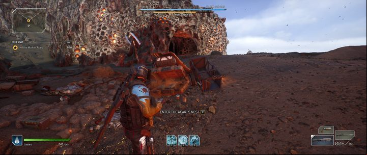 If you want to find out how to defeat the boss, take a look at the Molten Acari page - Outriders: Inferno - walkthrough - Main missions - Outriders Guide