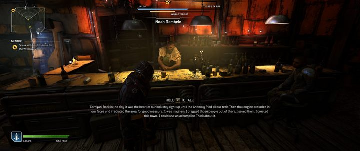 Aside from the Hunt missions, Noah Dembele has a shop. - Outriders: Hunt - general information, rewards, missions - Hunting - Outriders Guide