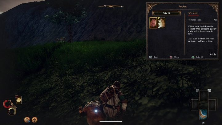 Animals are a better source of food - Food and drinks in Outward - Tips - Outward Guide