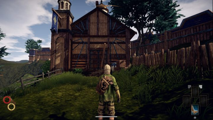 Felling Greataxe can be found in front of the Town Hall. - Best Weapons in Outward - Combat and equipment - Outward Guide