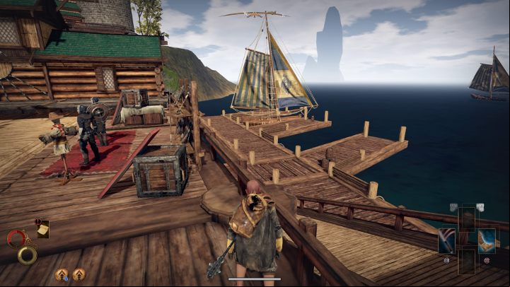 A basic shield that you will find in port. - Best Weapons in Outward - Combat and equipment - Outward Guide