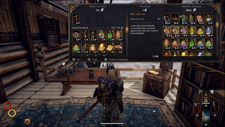 The tea that removes infection can be bought from the alchemist Helmi in Cierzo. - How to remove an infection in Outward? - FAQ - Outward Guide