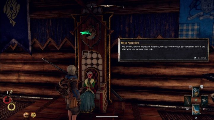 The first person with whom you will be talking is Rissa Aberdeen - Looking to the Future - Outward Walkthrough - Main quests - Outward Guide