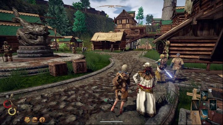 Right by the beach, you will find Oliela - Looking to the Future - Outward Walkthrough - Main quests - Outward Guide