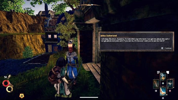 Another character you need to talk to is Julius Sutherland - Looking to the Future - Outward Walkthrough - Main quests - Outward Guide