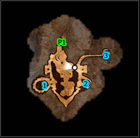 Map key - The Netherworld Tower - Private Quarters - The Netherworld Tower - Overlord II - Game Guide and Walkthrough