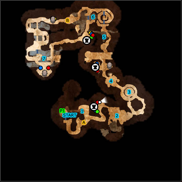 Map key - Side quests - Kill a thousand gnomes - Side quests - Overlord II - Game Guide and Walkthrough