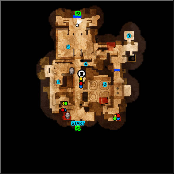 Map key - Main quests - Empire City - Main quests - Overlord II - Game Guide and Walkthrough