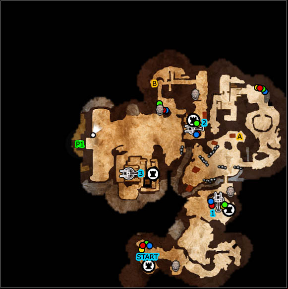 Map key - Main quests - Empire Hills - Main quests - Overlord II - Game Guide and Walkthrough