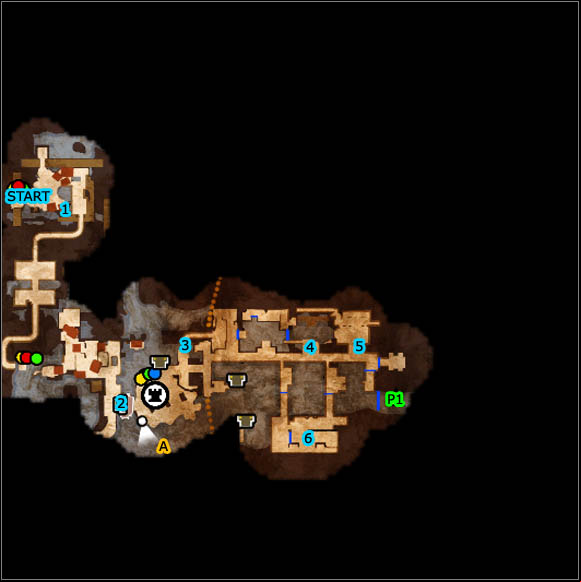 Map key - Main quests - Empire Sewers - Main quests - Overlord II - Game Guide and Walkthrough