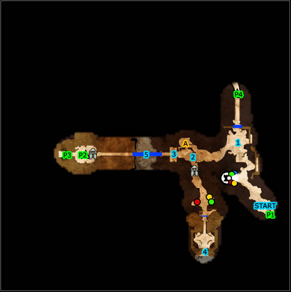 Map key - Main quests - Everlight Temple Outskirts - Main quests - Overlord II - Game Guide and Walkthrough
