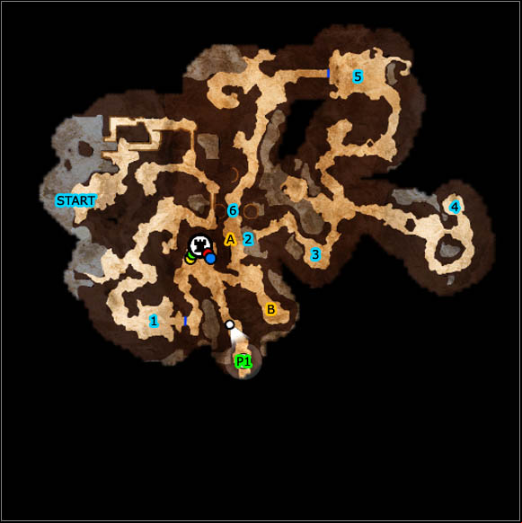 Map key - Main quests - Everlight Jungle - Main quests - Overlord II - Game Guide and Walkthrough