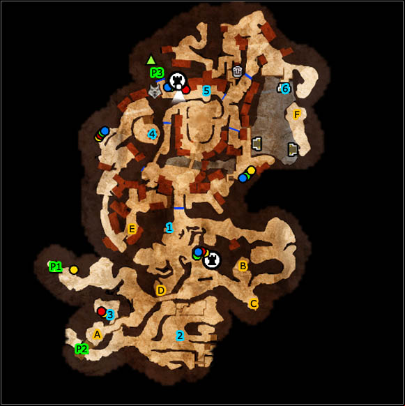 Map key - Main quests - Nordberg Town (siege) - Main quests - Overlord II - Game Guide and Walkthrough