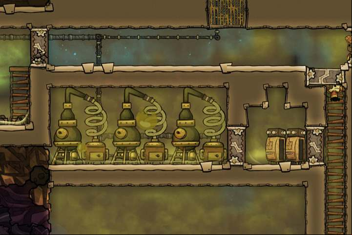 The bio distiller is another essential item that you need in your base, especially if you depend on the production of oxygen with algae - Refinement in Oxygen Not Included - Description of objects and structures - Oxygen Not Included Game Guide