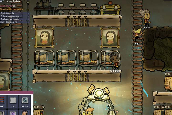 Spacious dwellings allow oxygen to flow freely. - Base layout and gas flow in Oxygen Not Included - Base Layout - Oxygen Not Included Game Guide