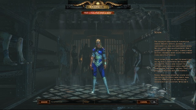 Who would not like to win you... - Scion - additional character class - Path of Exile - Game Guide and Walkthrough