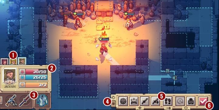 The combat interface in Pathway is rather simple - Pathway Guide and Tips