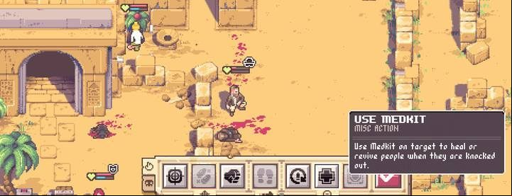 Your characters can heal during fights by using medkits - Combat for Pathway - Basics - Pathway Guide and Tips