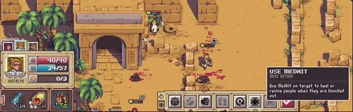 Only certain characters can use medkits during missions - place a medkit in Item slot. - How to heal characters in Pathway? - FAQ - Pathway Guide and Tips