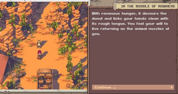 While traveling alone, you have a chance of finding a lone dog. - How to unlock a dog in Pathway? - FAQ - Pathway Guide and Tips