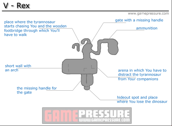 1 - V-Rex - Walkthrough - Peter Jacksons King Kong - Game Guide and Walkthrough