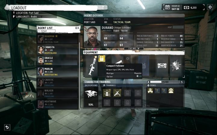 Each of your agents can carry only 2 items so choose them wisely - Gameplay mechanics in Phantom Doctrine - Gameplay - Phantom Doctrine Game Guide