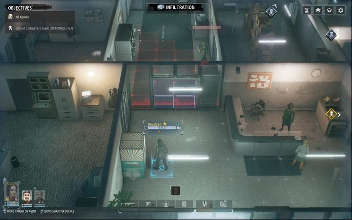 Getting caught in a restricted area leads to alarm - Gameplay mechanics in Phantom Doctrine - Gameplay - Phantom Doctrine Game Guide