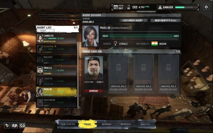 You earn money with each ing hour - Phantom Doctrine Game Guide