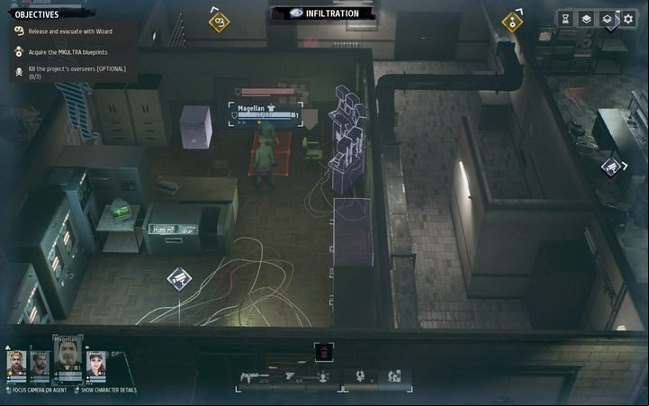 Wizard, the agent you have to rescue, is easy to find - he is on the first floor and is guarded by one soldier - Chapter III | KGB campaign walkthrough in Phantom Doctrine Game - KGB Campaign - Phantom Doctrine Game Guide