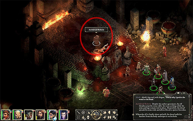 The Archdruid is the first one singled out by Berath - Gods quests in Elms Reach | Pillars of Eternity - Twin Elms - Pillars of Eternity Game Guide & Walkthrough