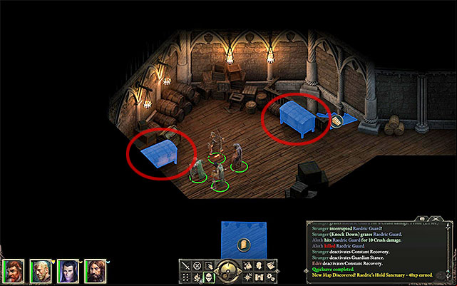 The chests with robes that can be worn by the party - Lord of a Barren Land - Side quest | Pillars of Eternity - Esternwood and Raedrics Hold - Pillars of Eternity Game Guide & Walkthrough