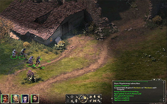 The cottage in Magrans Fork, where you find Kolsc - Lord of a Barren Land - Side quest | Pillars of Eternity - Esternwood and Raedrics Hold - Pillars of Eternity Game Guide & Walkthrough