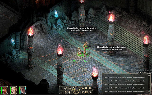 Kindle fires in six different spots - The Ruins of Cilant Lis - Main quest | Pillars of Eternity - Cilant Lis - Pillars of Eternity Game Guide & Walkthrough