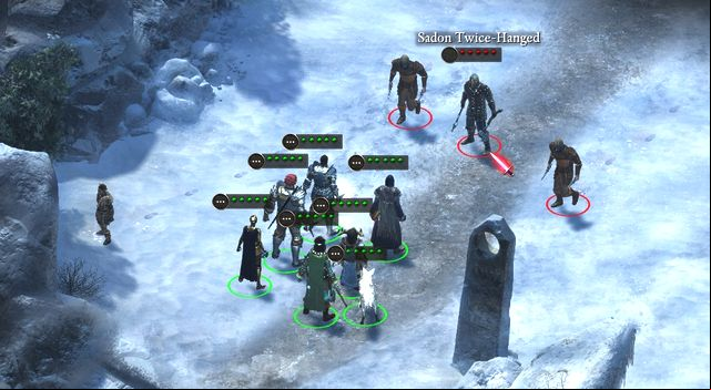 You dont have to worry about Nesta during the fight because she will not be attacked - Risk Tolerance - side quest | Pillars of Eternity The White March - Stalwart - Pillars of Eternity Game Guide & Walkthrough