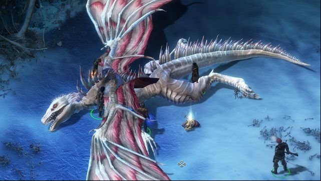 As you can see, the Alpine Dragon is not impossible to defeat. - Fighting the Alpine Dragon | Pillars of Eternity The White March Part I - New Content in Pillars of Eternity: The White March Part I - Pillars of Eternity Game Guide & Walkthrough